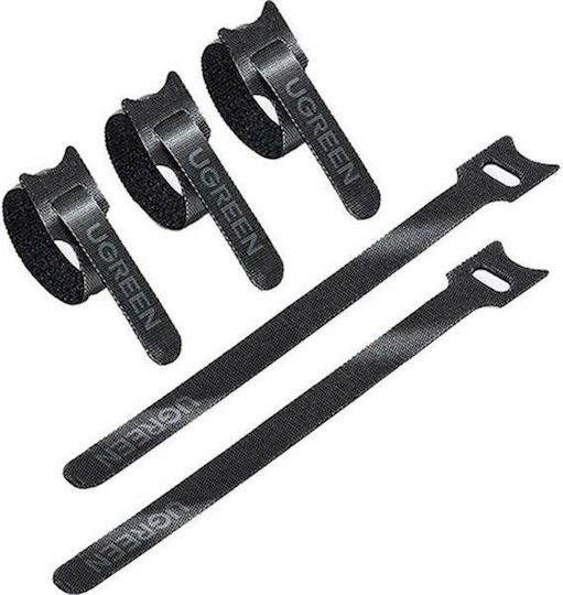 Ugreen Lp401 Set Organizator Cablu Velcro 3 Bucăți Negre