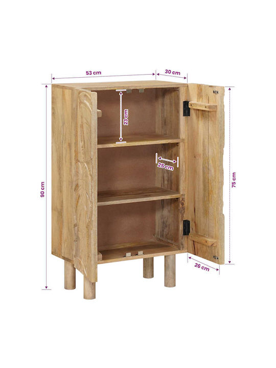 Wooden Sideboard Mango 53x30x90cm