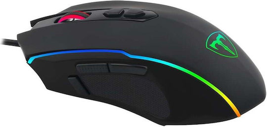 T-Dagger Sergeant V1 RGB Геймърска Мишка 7200 DPI Черна