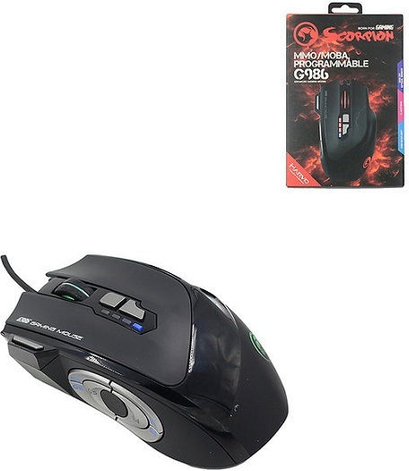 Marvo G986 Gaming Mouse 8000 DPI Black
