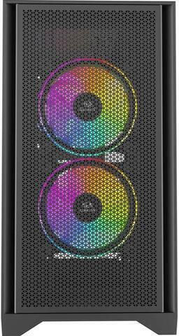 Redragon Paktis 2 GC-540 Gaming Мини Кула Кутия За Компютър Със Страничен Прозорец И ARGB Осветление Черна