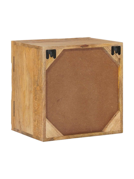 Κομοδίνο Ξύλινο Καφέ 40x30x40cm