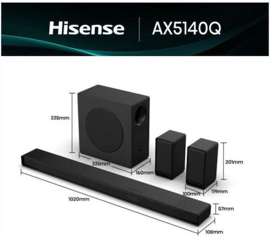 Hisense Soundbar AX5140Q