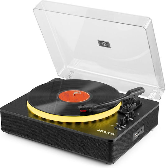 Fenton RP162LED 102.123 Πικάπ με Προενίσχυση και Ενσωματωμένα Ηχεία Μαύρο
