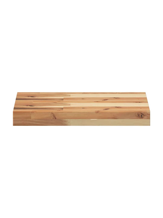 vidaXL Rectangular Bookcase Shelf Made of Solid Wood in Green Colour 40x30x4cm 2 Pieces