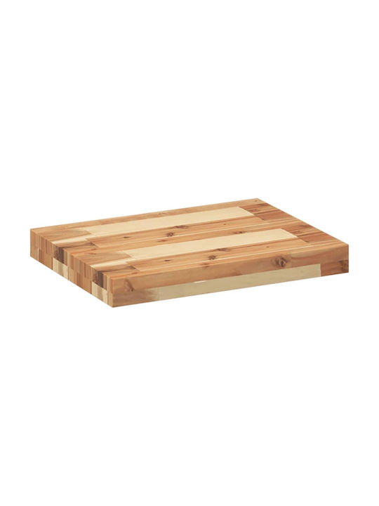 vidaXL Rechteckiges Bücherregal aus Massivholz Akazie 40x30x4cm 4008839