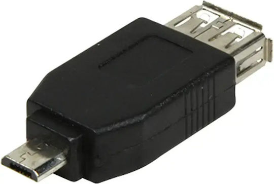 LogiLink AU0029 Konverter Micro-USB männlich zu USB-A weiblich 1Stück