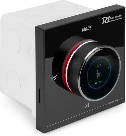 Power Dynamics PowerlineB100B Integrierter Kommerzieller Verstärker 4.0 Kanäle 25W/4Ω 20W/8Ω mit 1 Zone und USB/Bluetooth Verbindungen