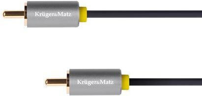 Kruger & Matz Cable RCA male - RCA male 1.8m KM1202