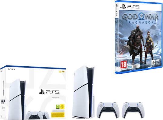 Sony PlayStation 5 Slim 1TB & Dualsense & God of War Ragnarok