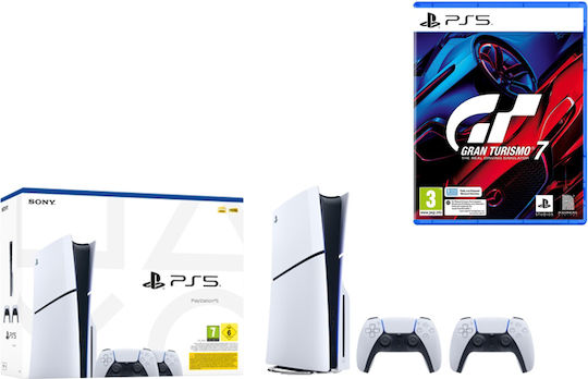 Sony PlayStation 5 Slim 1TB & Dualsense & Gran Turismo 7