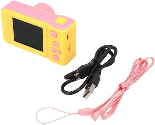 Lamtech Mini Kid Παιδική Φωτογραφική Μηχανή 12MP Οπτικού Ζουμ 4x Ροζ