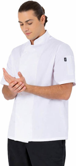 Mantel Koch Unisex Weiß mit Langärmelig Basil