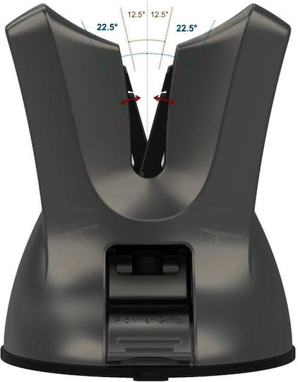 AnySharp Messerschärfer Aus Edelstahl Grau