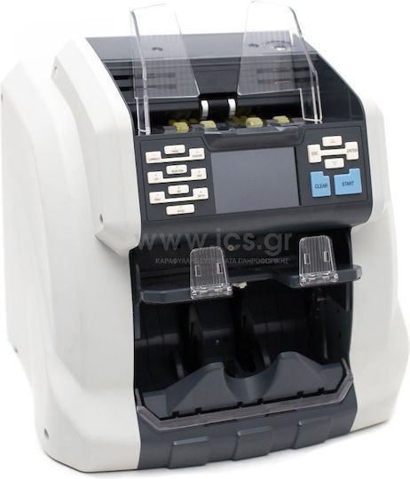 ICS BCS 160 Καταμετρητής Χαρτονομισμάτων Μικτής Καταμέτρησης με Ταχύτητα 1200/min & UV| MG| IR Ανίχνευση Πλαστών