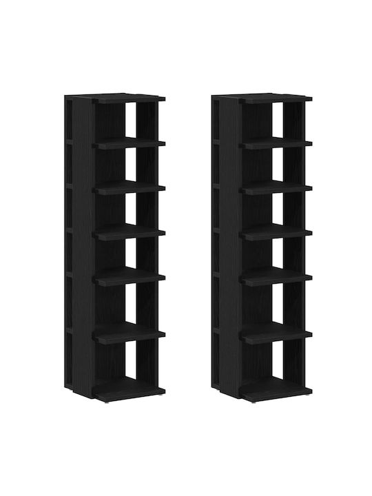 vidaXL Schuhorganisator aus Spanplatte 25x27x102cm