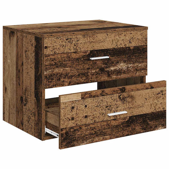 vidaXL Dulap De Baie 62,5x44,5x50cm Maro