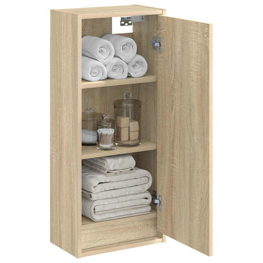 vidaXL Ντουλάπι Μπάνιου 35x20x81cm Sonoma
