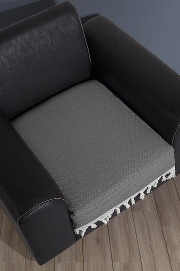 SteweHome Πολυθρόνας Π70xΜ95cm Γκρι