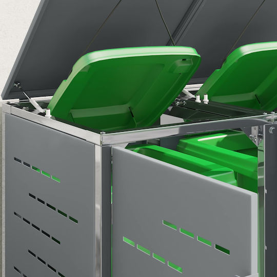 vidaXL Рамка За Кошче За Отпадъци