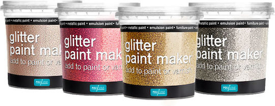 Polyvine Glitter Paint Maker Χρώμα Τεχνοτροπίας Χρυσό 75gr