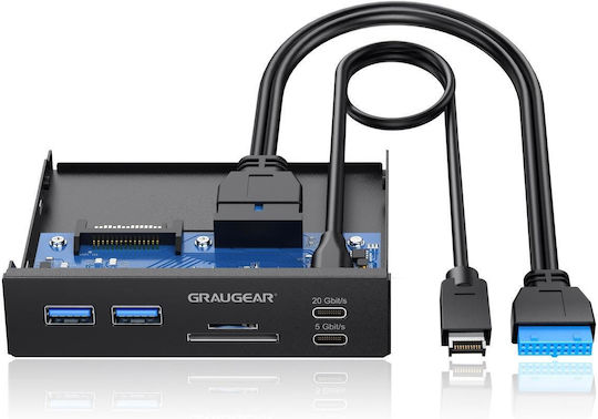 Graugear G-MP01CR Преден панел USB