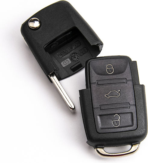 Дистанционно Ключ За Кола Електронно Vw Beetle Golf Jetta Passat Hu66