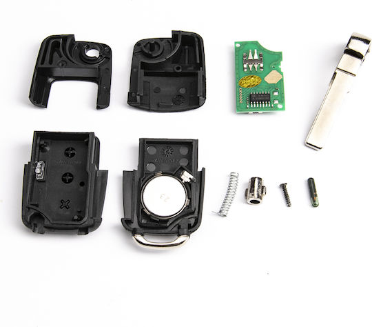 Телеремонт Ключ За Кола Електронен Vw Seat Skoda Id48 Hu66 1k0959753