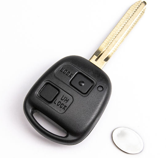 Дистанционно Ключ За Кола Toyota Avensis Camry Yaris Corolla 2 Бутона
