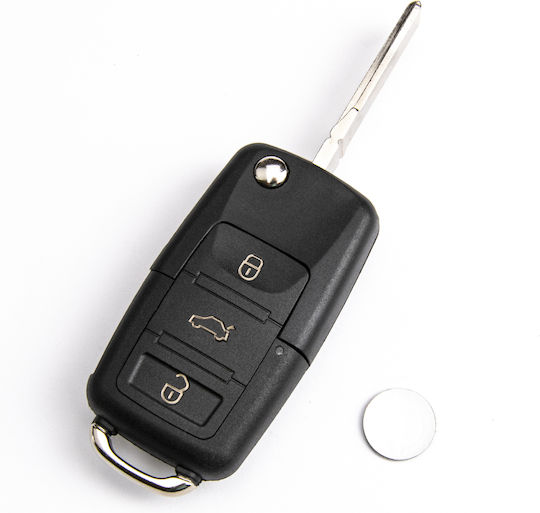 Car Key Remote Vw Bora Golf Touran Passat Eos 3 Buttons Hu66
