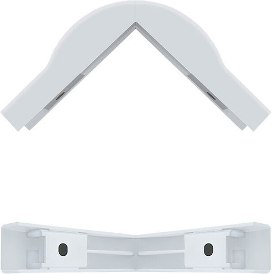 Qoltec Kabelclips Außenverbindung 76x18mm Weiße