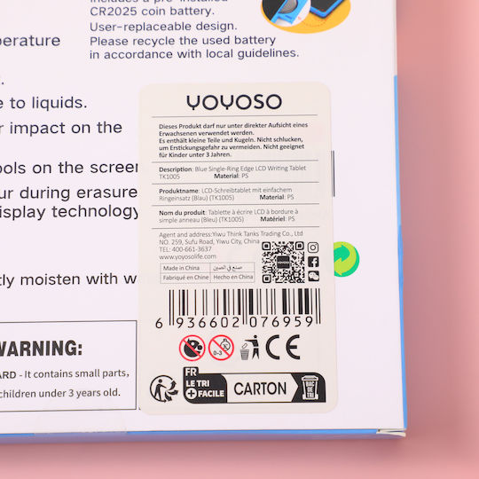 LCD Carnet Electronic Albastru