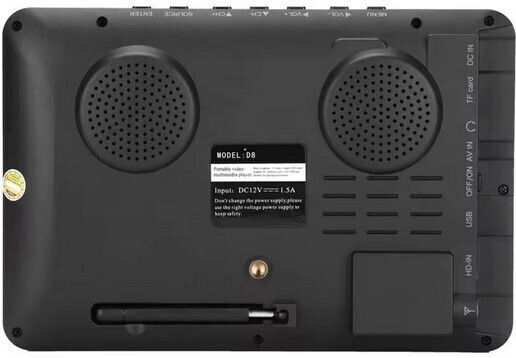 Oem Leadstar D8 8" Tft Portable Digital Tv Atsc Dvb-t2