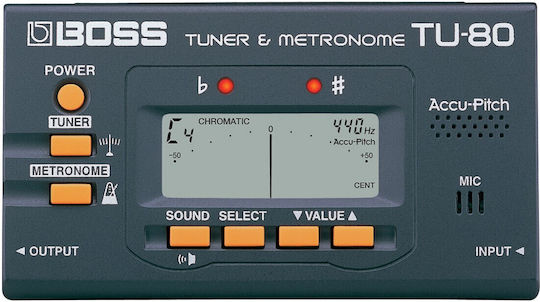 Boss Metronom Cromatic Tuner Negru