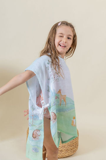 SteweHome Kinder Strandponcho Beiges