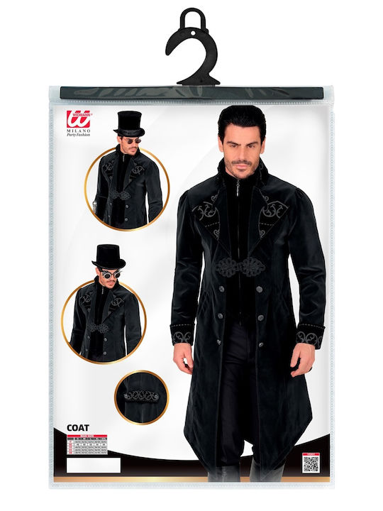 Adult Gothic Carnival Tailcoat Black