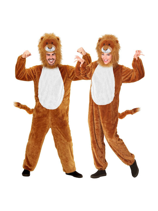 Costum de Carnaval pentru Adulți Lion Soft Plush