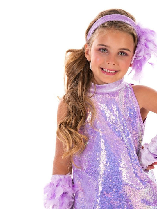 Αποκριάτικη Στολή Τσάρλεστον Lilac