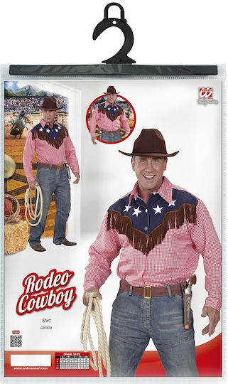 Αποκριάτικο Πουκάμισο Ενηλίκων Rodeo Cow Boy
