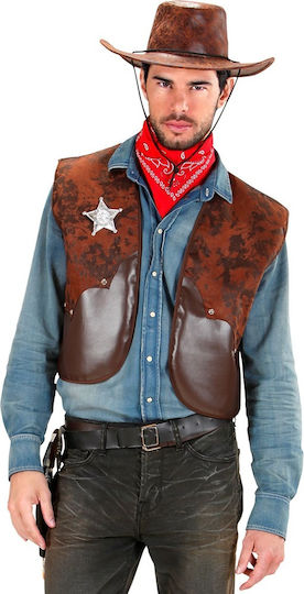 Vesta De Carnaval Pentru Adulți Cow Boy