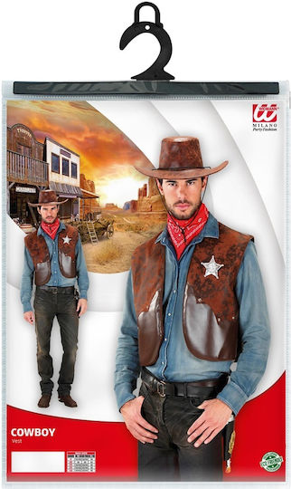 Vesta De Carnaval Pentru Adulți Cow Boy