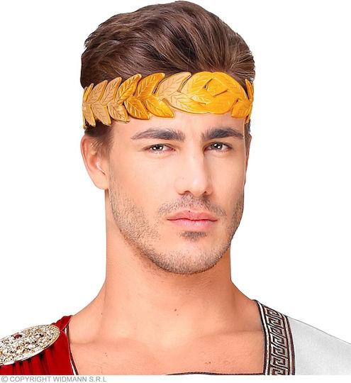 Karnevalsaccessoires Kranz Daphnis Gold Latex