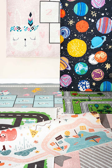 SteweHome Kinderteppich Rosa 160x300cm Dicke 60mm