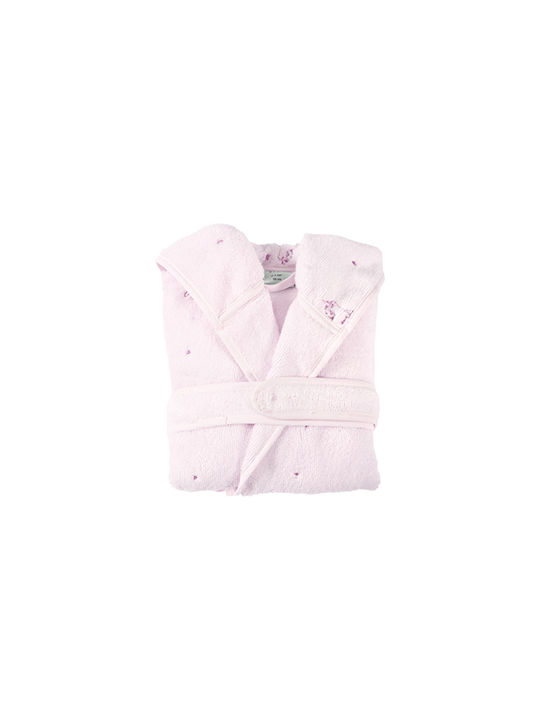 SteweHome Kids Bathrobe Lilac with Hood