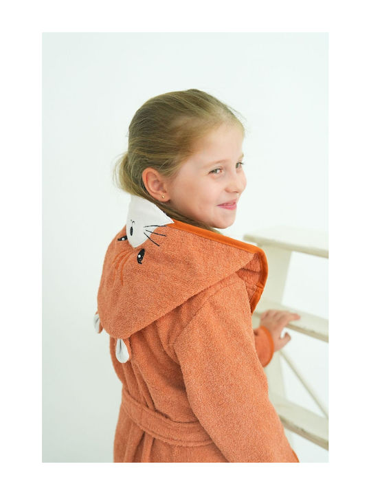 SteweHome Kids Bathrobe Red Hooded