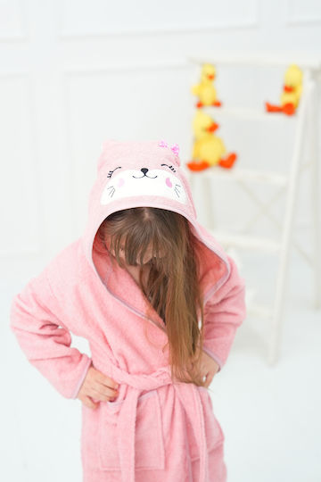 SteweHome Kids Bathrobe Orange Hooded