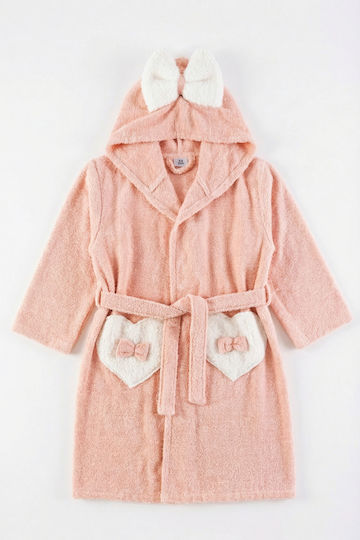 SteweHome Kids Bathrobe Beige Hooded