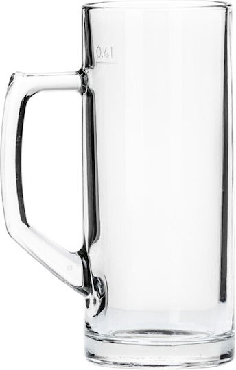 Borgonovo Borgonovo Glas Brillen für Bier Weißwein Wasser in Weißer Farbe 485ml 6 Stück Borgonovo Borgonovo Glas Brillen für Bier Weißwein Wasser in Weißer Farbe 485ml 6 Stück