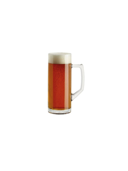 Borgonovo Glass Beer Glass in Green Colour 630ml