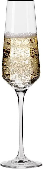 Krosno Set Brillen Champagner Kelch Kristall 180ml 6 Stück